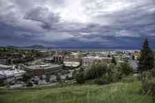 Helena: sky, Town, Clouds
