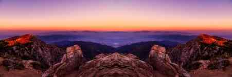 Helena Valley Northwest: Sunset, mountains, valley