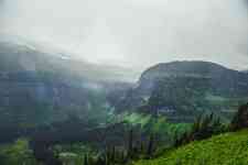 Helena: mountains, Glacier National Park, early morning