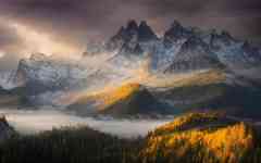 Helena Valley Northwest: Sunrise, mountains, autumn